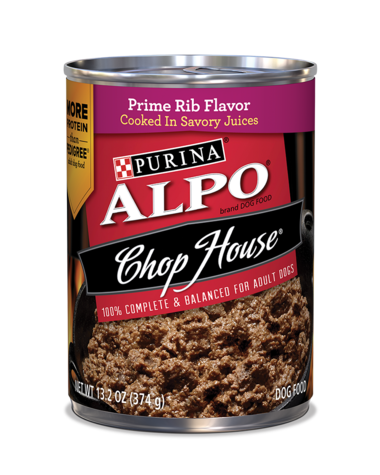 Purina ALPO Chop House® Prime Rib Flavor Wet Dog Food Cooked in Savory Juices